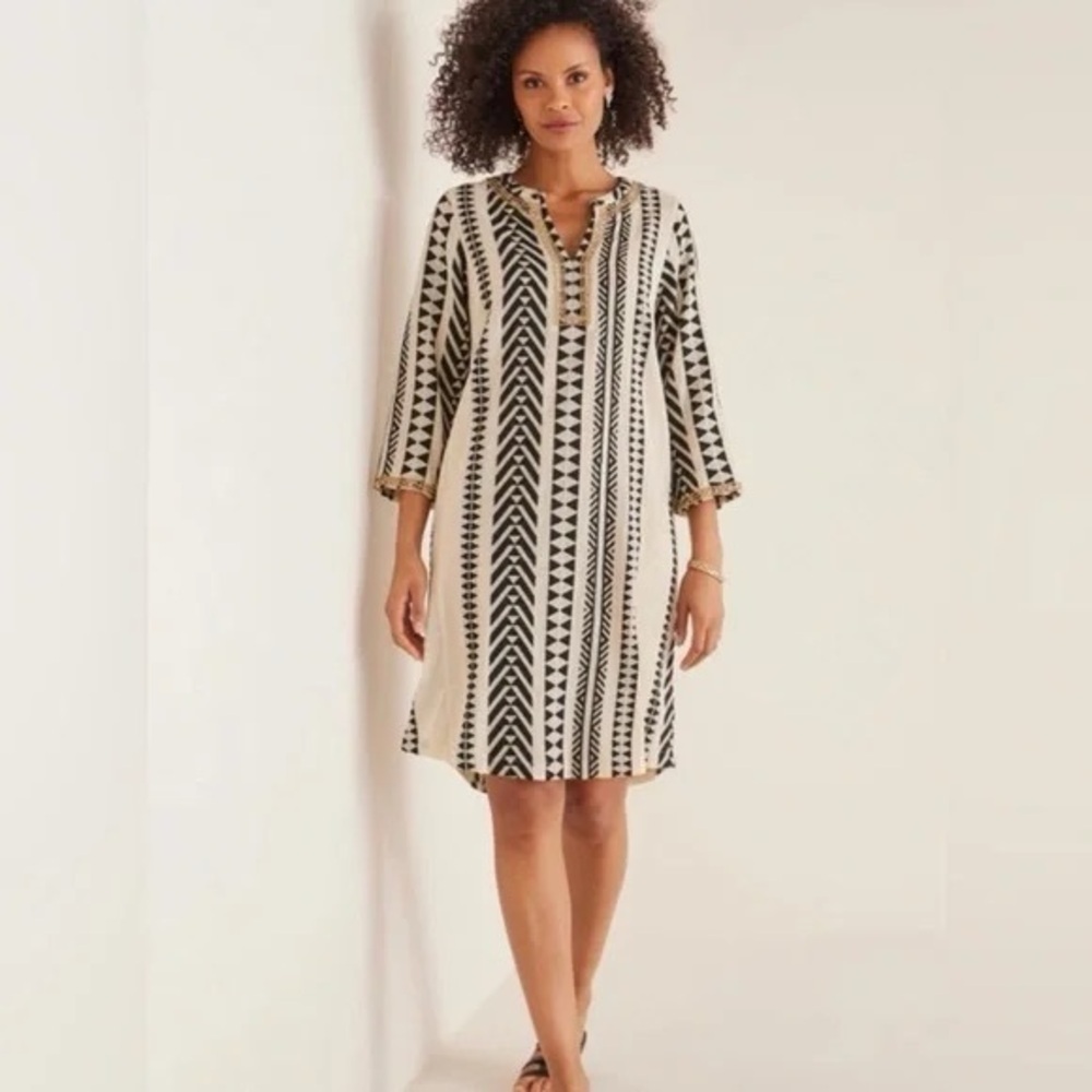 Soft Surroundings Embellished Beaded Dress